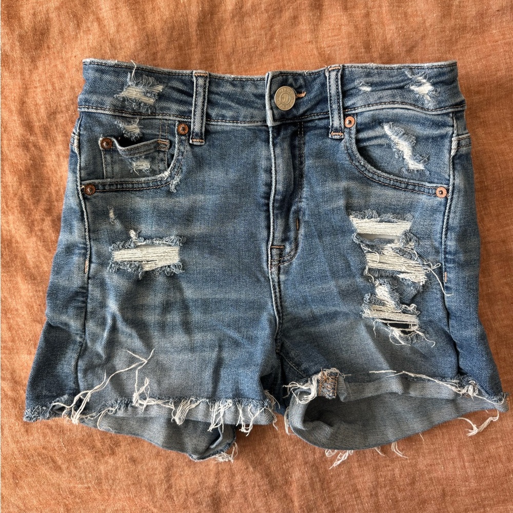 High rise shorts